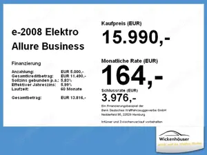 Peugeot e-2008 Elektro Allure LED+Navi+SHZ+Kamera Bild 4