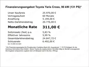 Toyota Yaris Cross Teamplayer+WINTER-P+GJ-RÄDER !! Bild 4