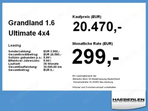 Opel Grandland 1.6 Ultimate 4x4 Navi+SHZ incl. Wallbox Bild 4