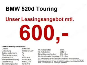 BMW 520 d Touring M Sportpaket