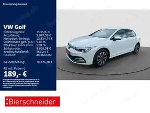 Volkswagen Golf 8 1.0 TSI Active LED ALU ACC NAVI SHZ