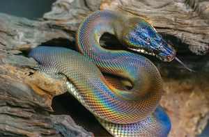 Leiopython albertisii (Weißlippenpython) 