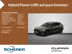 CUPRA Formentor VZ 1.4 TSIe LED PANO KAMERA NAVI SHZ