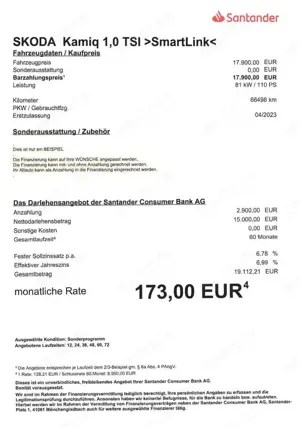 Skoda Kamiq 1.0 TSI, AmbitionSmartLink/Sitzheiz/PDC Bild 2