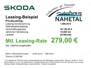 Skoda Kamiq 1.5 TSI DSG MATRIX NAVI AHK RÜFA 17'' CLIMATRONIC Bild 2