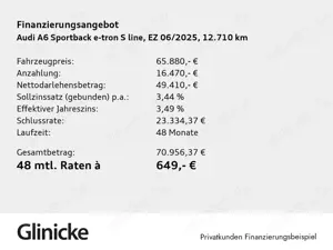 Audi A6 e-tron S line AHK Pano LM 21" BO Bild 2