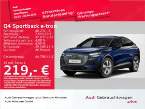 Audi Q4 e-tron 45 ACC/Wärmep./Privacy/Kamer