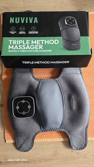 Kniegelenk-Beschwerden Massage-  Wärmegerät  NUVIVA  3fach regelbar  NEU