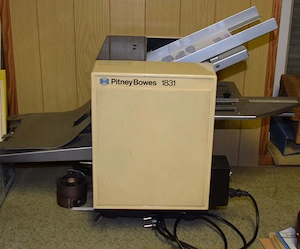 Falzmaschine Pitney Bowes 1831 - NUR Abholung
