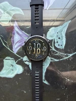 Garmin Fenix 8 titanium sapphire amoled 43mm mit Armband und originalverpackung