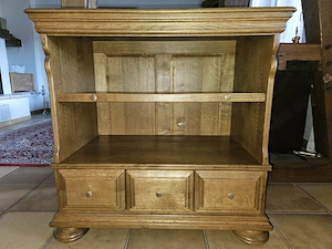 Form+Stil TV Schrank Anrichte massiv Eiche Schrank mit Schubladen TOP!