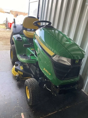 John Deere X350R Rasentraktor Aufsitzmäher Bild 2
