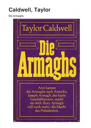 Caldwell, Taylor Die Armaghs