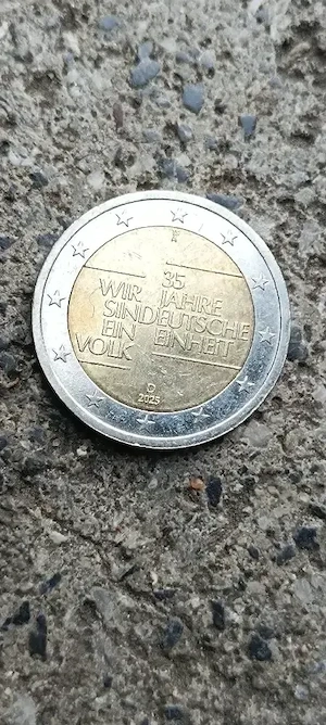  2 euro 2025  35 jaher  35 jaher  wie sindeutsch 