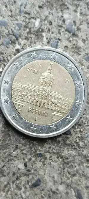 2 euro 2018 berlin  deutschland 