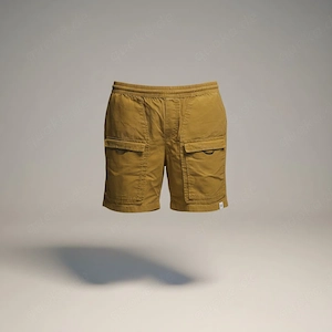Shorts in Olive Grün L mit 2 Fronttaschen und Seitentaschen