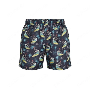 Hochglanz Surf Satin Boxershorts Größe XL, kräftiger aber fallend