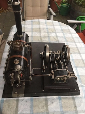 Märklin riesige 11er 2-Zylinder Dampfmaschine  Compound  selten 4158-11