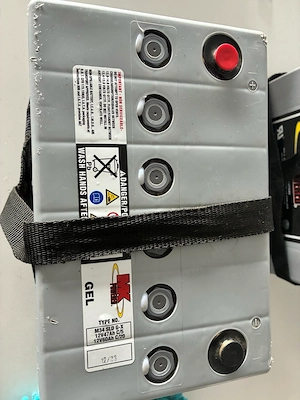 12V, 60Ah Gel-VRLA-Batterie, wartungsfrei, zyklenfest für Scooter, Rollstuhl, Boot, Solar, Wohnmobil