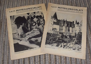 Kulturbund DDR - 2x Mitteilungsblatt aus 1977