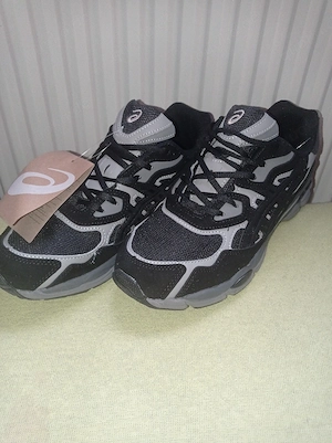 Herren Jungen Sneaker Turnschuhe wie Asics Gel nyc schwarz gr.45 ovp neu ungetragen