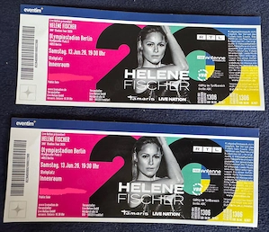 Helene Fischer 13.6.26 Berlin 2 Karten Stehplatz Innenraum 