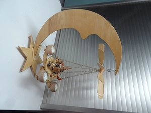 Hängepyramide mit Tischständer, Weihnachtspyramide, Unikat Bild 3