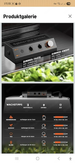 Grow Led Spider Farmer 