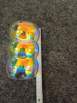 10x Unbenutz Perlmutfarbene Glaskörper  Lampenschirm