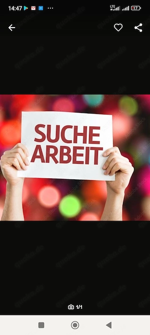 Suche eine Arbeit abends oder nachts 