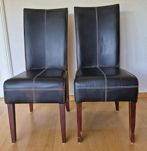 4 Vintage-Stühle in shabby chic