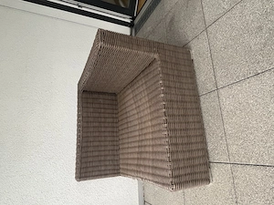 Gartenmöbel Loungesessel braun