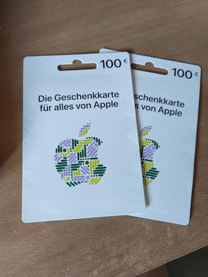 Geschenkkarten von Apple