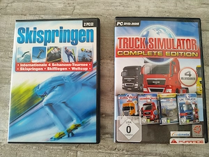 PC-Spiele Set: Truck Simulator, Skispringen, Driver San Francisco, CRC, Track Mania, Test Drive