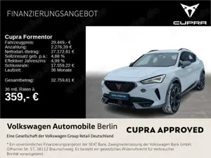 CUPRA Formentor VZ 2.0 TSI DSG 4Drive Navi LED SHZ