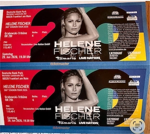 zwei Karten für Helene Fischer 360Grad Stadion Tour