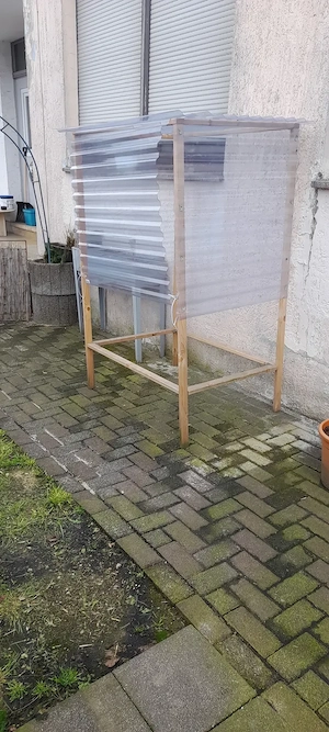 Wetterschutz für Vogelvoilere