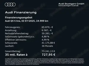 Audi Q5 TDI quattro 150 kW S line AHK Pano Tech-plus Bild 2