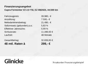 CUPRA Formentor 2.0 TSI 4Drive DSG NAVI Matrix Bild 2