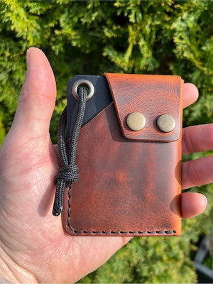 Easy Rider Wallet Olmo Schwarz italienisches Premiumleder