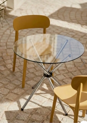 Designer Glastisch  Esstisch