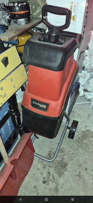 Rasenmäher Bosch und Häcksler Einhell 