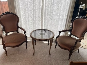 2 Sessel Louis Philippe antik um 1860