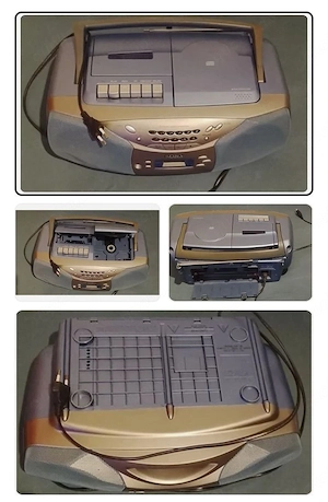 Sony CFD-S26L Stereorecorder Ghettoblaster Boombox CD, Radio, Kassette 