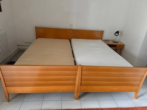Doppelbett | 2 Betten - Vollholz 1955