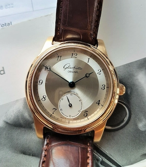 GLASHÜTTE ORIGINAL 1845 CLASSIC 750RG REF 14905030204 umfangreiche Papiere
