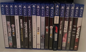 PS4 Spiele sammlung