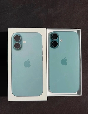 Apple iPhone 16   Neuwertig, OVP, Farbe Blau Grün