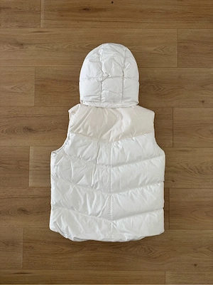 Nike Weste | Vintage | Größe L | Weiß | Pufferjacket