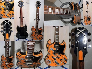 Epiphone SG Standard  E-Gitarre im Used-Look* relic guitar